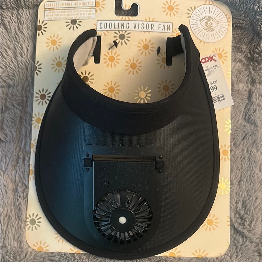Cooling Visor Fan - Black